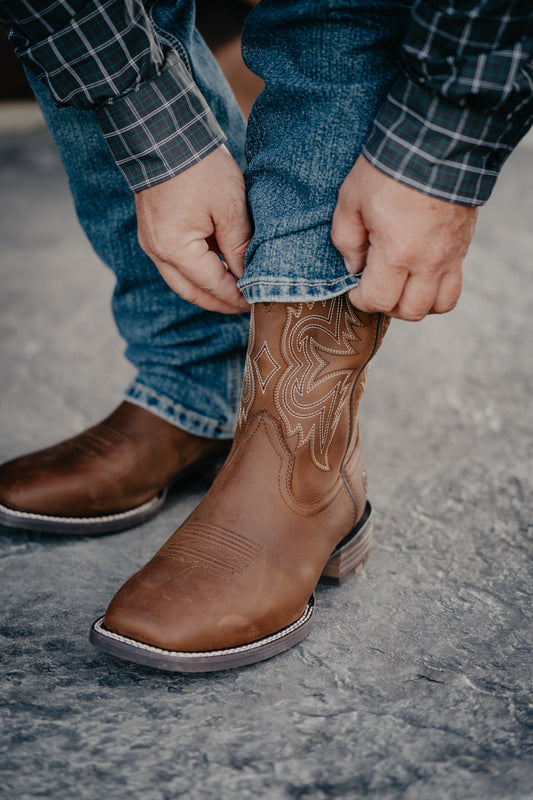 'Big Rig' Men's Western Boot (Sizes 8-13/ EE & 4E Widths)