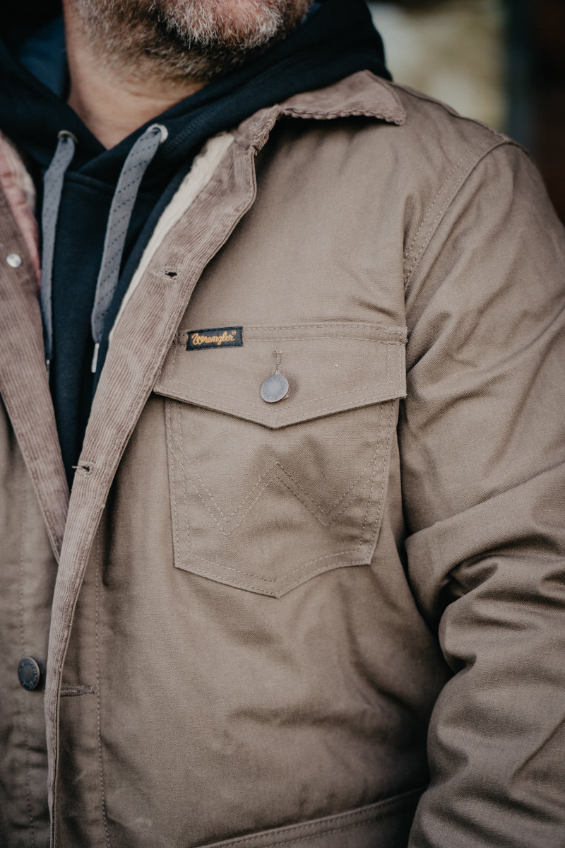 'Johnson' Men's Waxed Lined Barn Coat (S-XXL)