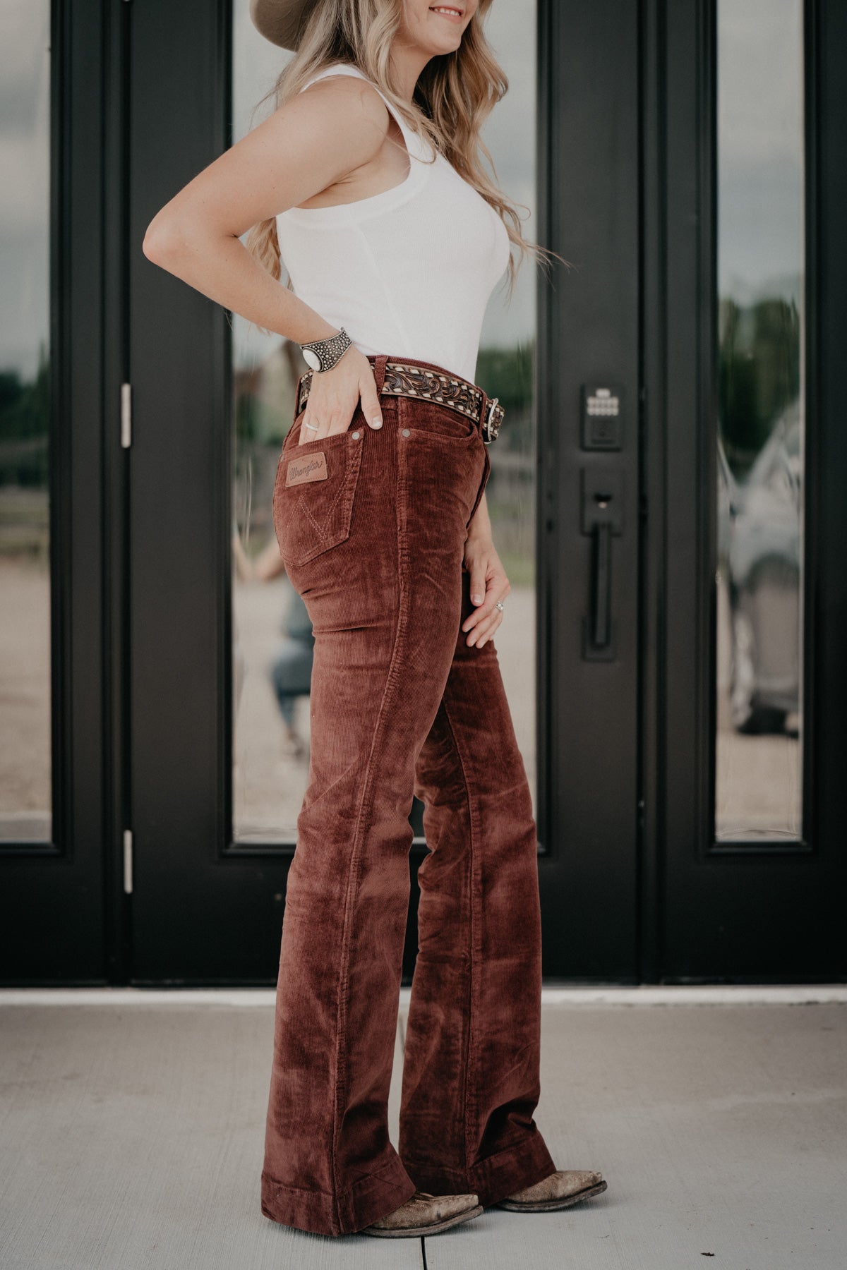 Women's Wrangler Retro® High Rise Corduroy Trouser Jean, Women's JEANS, Wrangler®