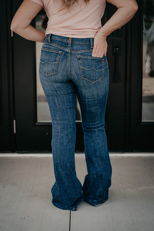 'Siren' Perfect Rise Distressed Flare Jean by Ariat