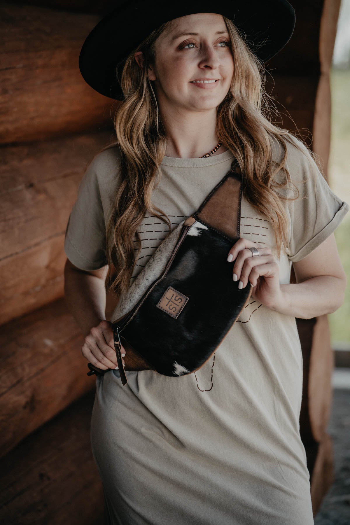 'Hildy' Roswell Cowhide belt bag by STS Ranchwear