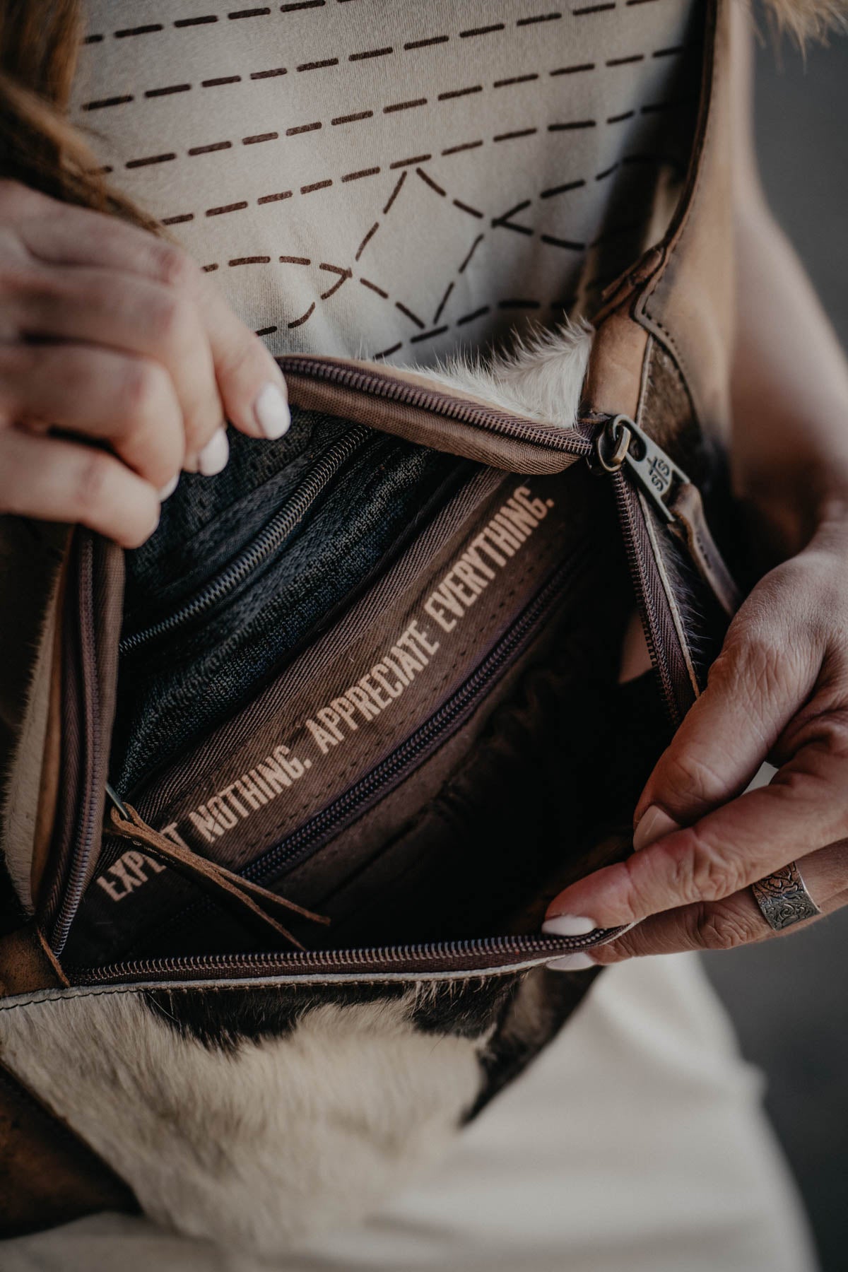 'Hildy' Roswell Cowhide belt bag by STS Ranchwear