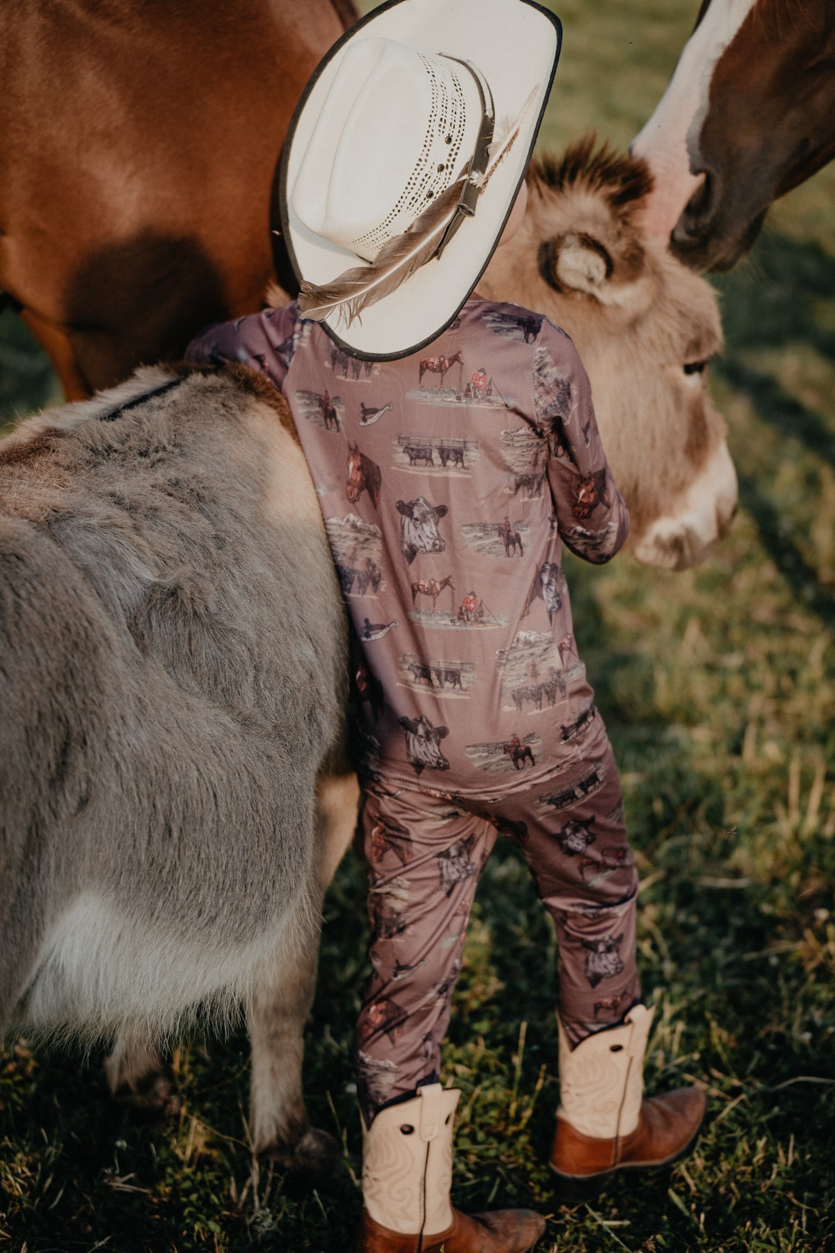 CC Exclusive Western Print Kids Pajama Set (2T to 12/14)
