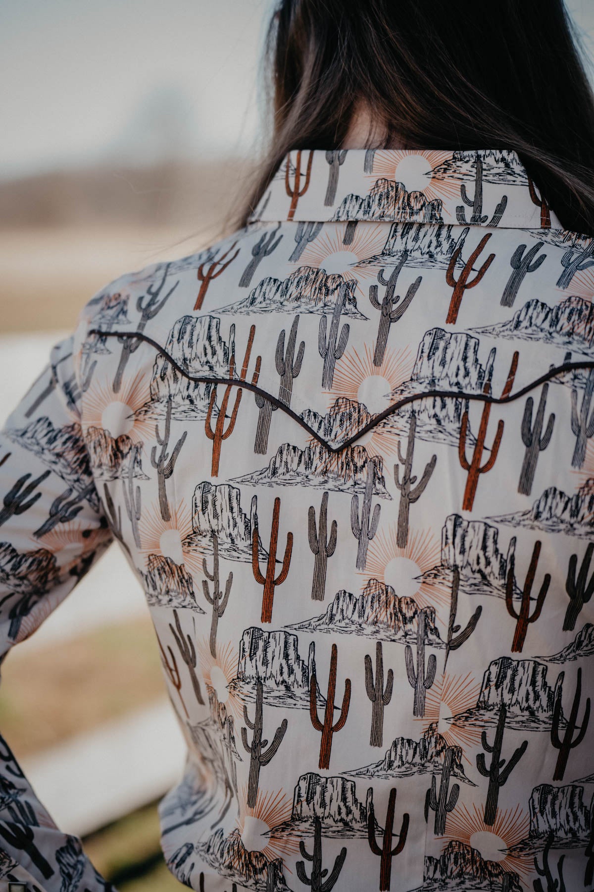 'Briar' Cactus Pearl Snap by Rock and Roll Denim (XS-XXL)