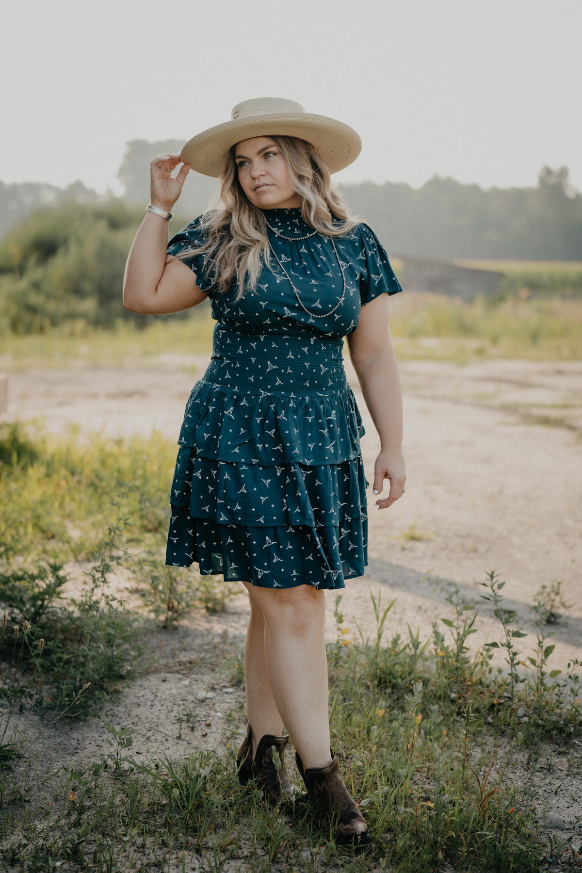 'Steer Me' Tiered Dress by Ariat (Sizes 2 - 12)