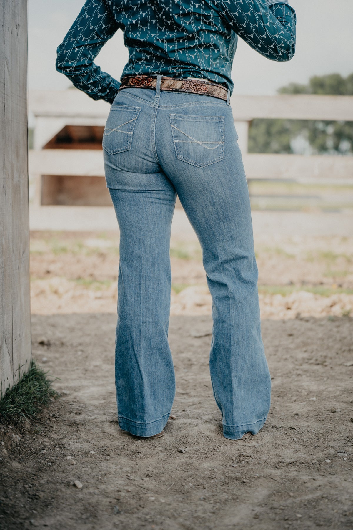 'Millie' Perfect Rise Trouser Jean by Ariat