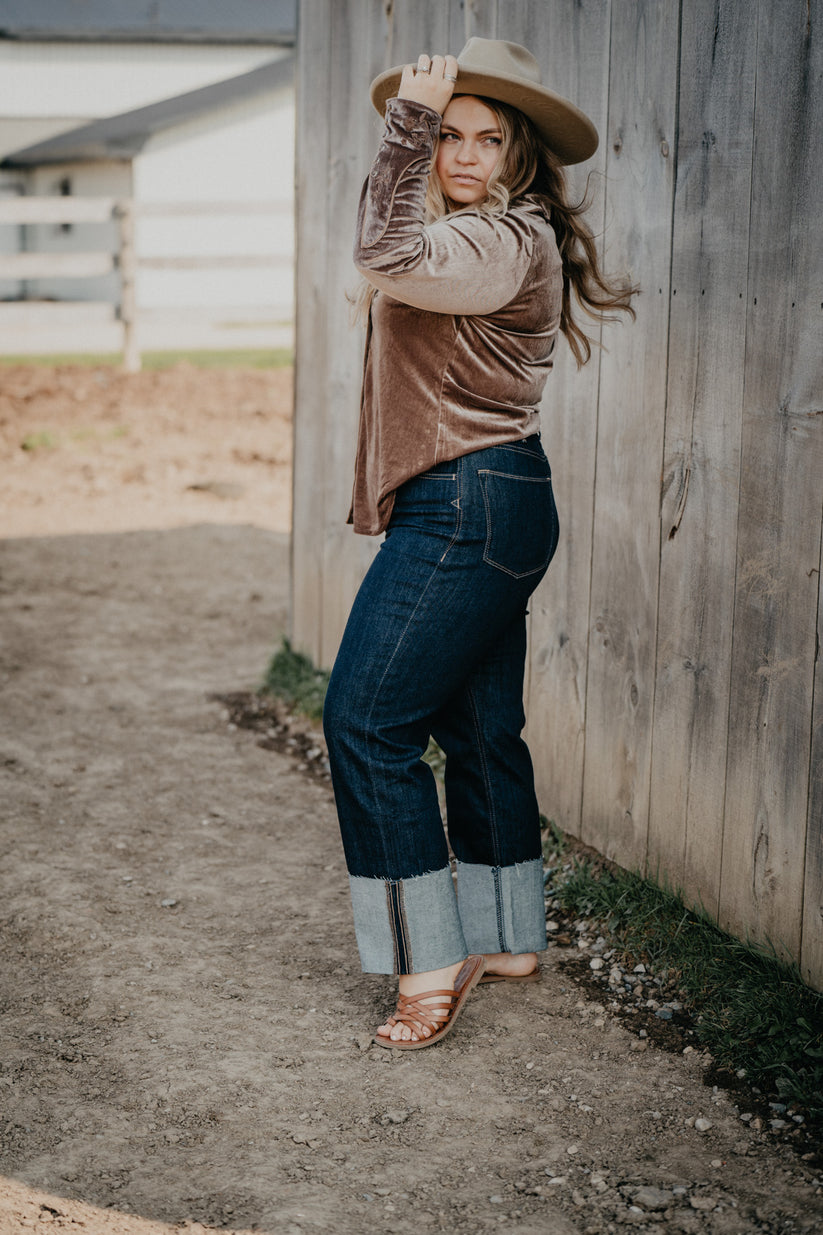 'Jazmine' Ultra High Rise Straight Cropped Jean by Ariat – Cold Cactus Inc.