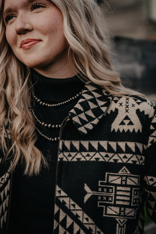 'Aspen' Aztec Bomber Jacket by Panhandle Slim (S-XXL)