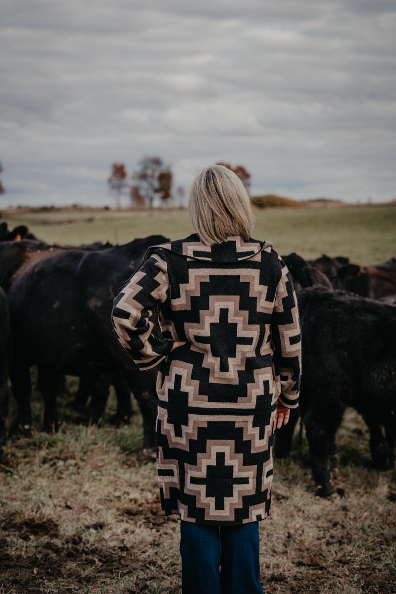 'Janine' Women's Ariat Cardigan Coat with Fringe Detail (XS-XXL)