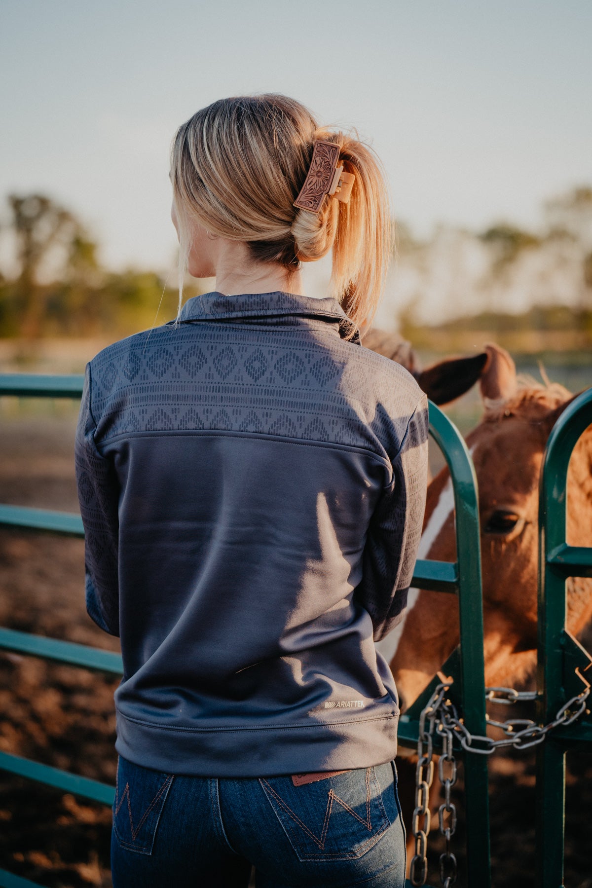 'Shanny' Women's Tek Fleece 1/4 Zip by Ariat (XS - XXL).