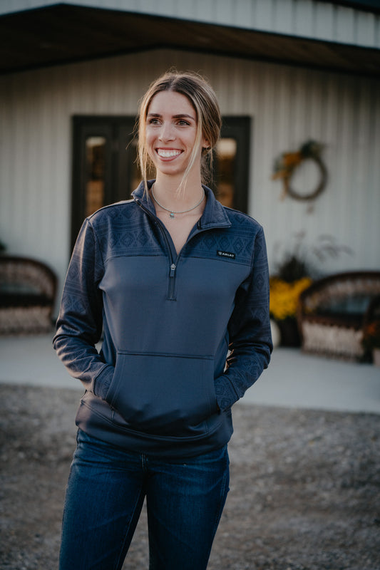 'Shanny' Women's Tek Fleece 1/4 Zip by Ariat (XS - XXL).