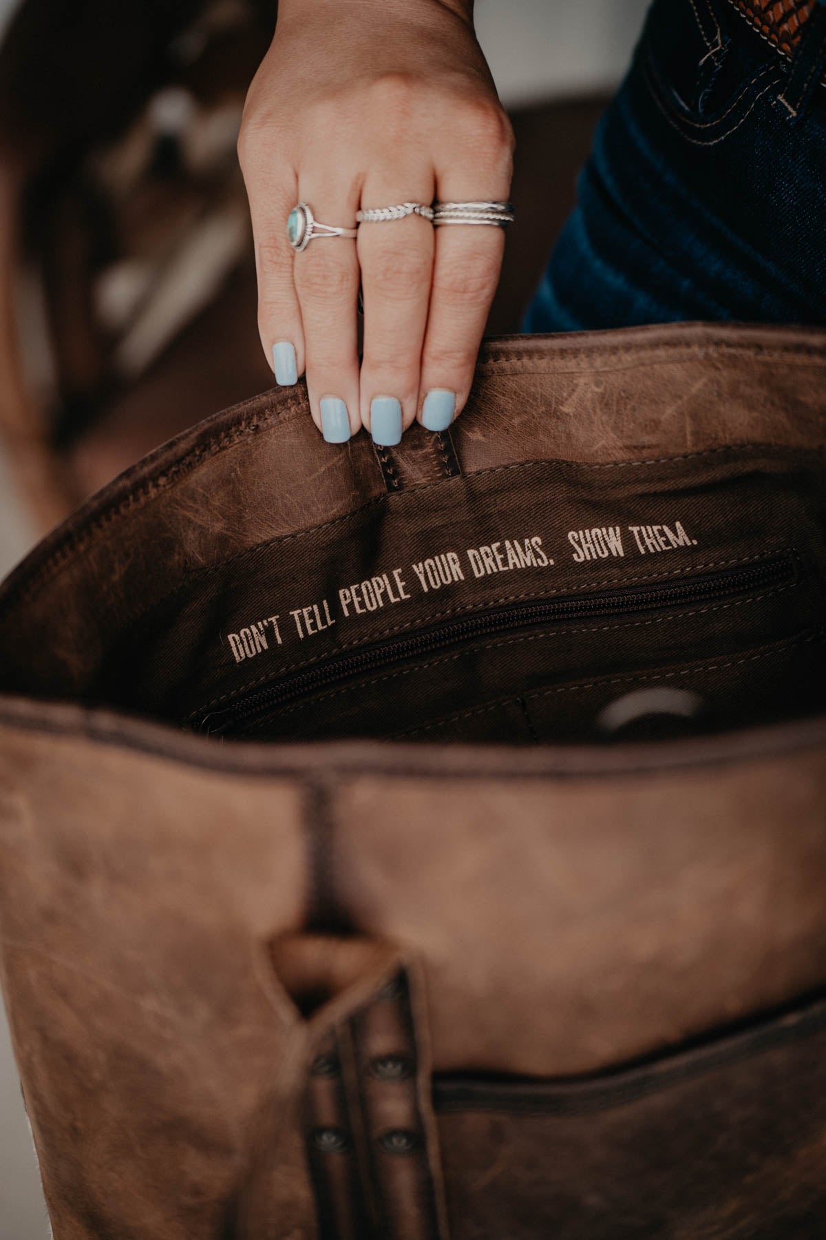 Roswell Cowhide Tote by STS Ranchwear