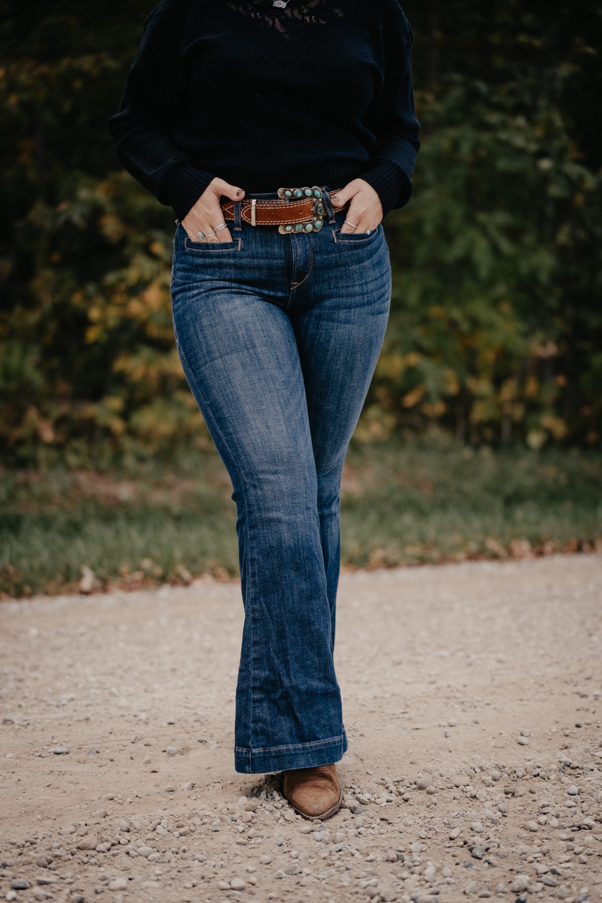 'Laura' High Rise Flare Jean by Ariat (24-34)