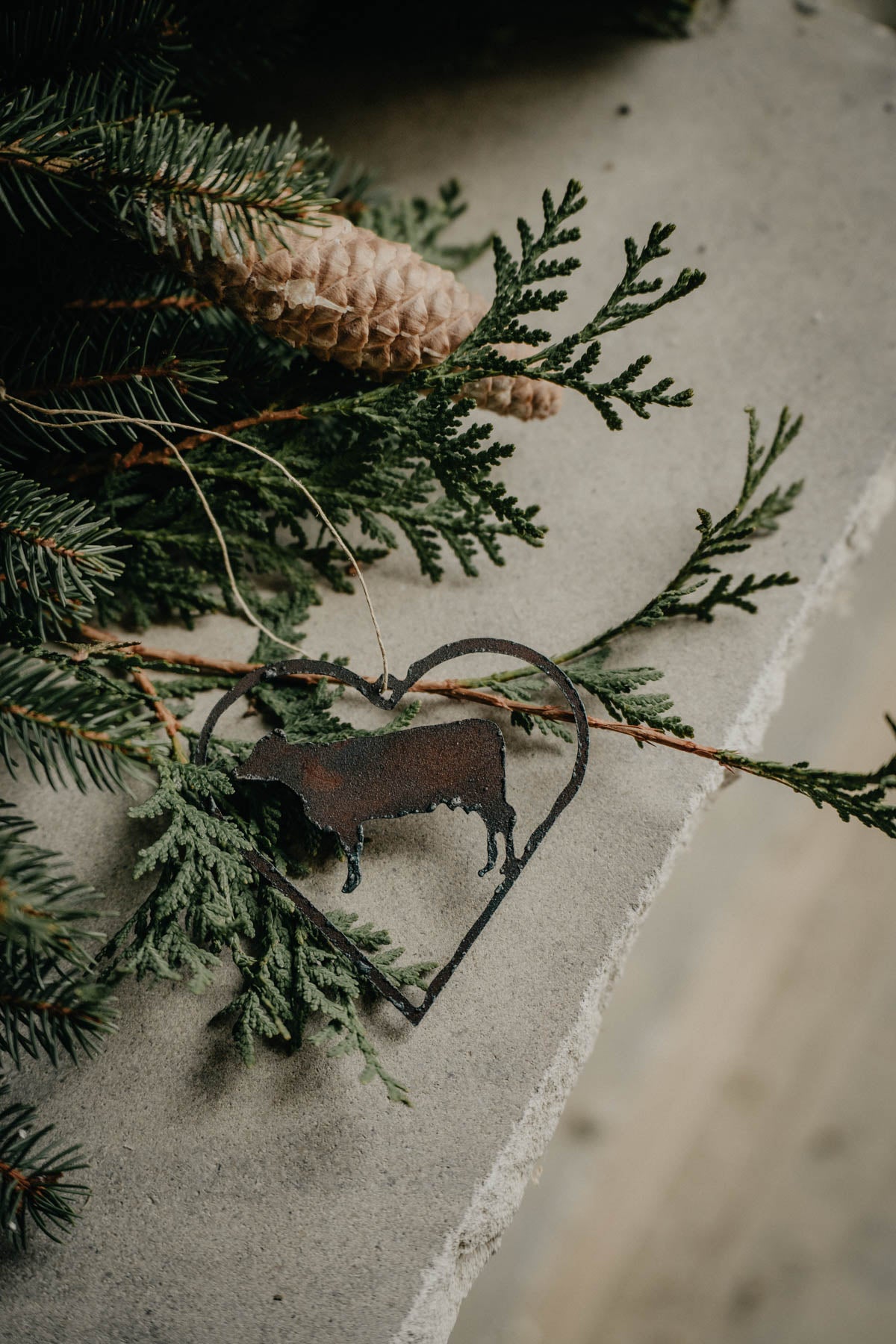 Iron Western And Farming Christmas Tree Ornaments (Various Shapes)