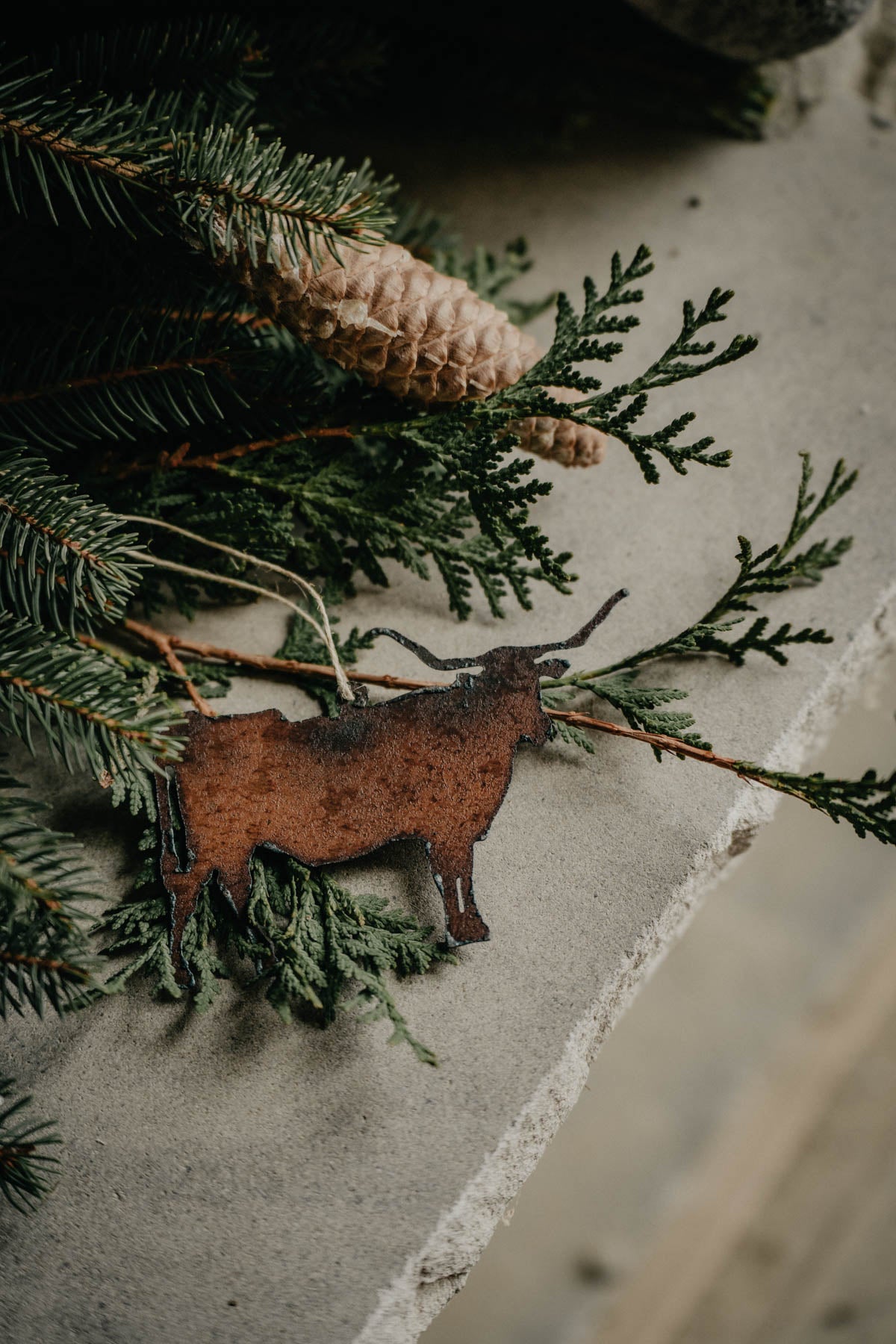 Iron Western And Farming Christmas Tree Ornaments (Various Shapes)