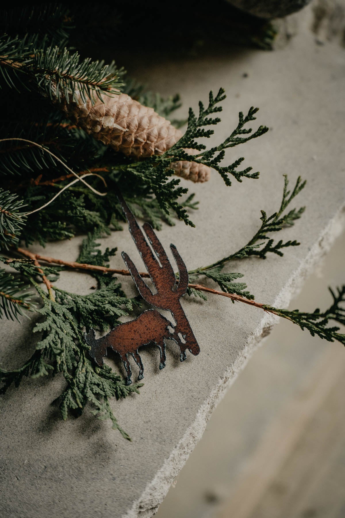 Iron Western And Farming Christmas Tree Ornaments (Various Shapes)