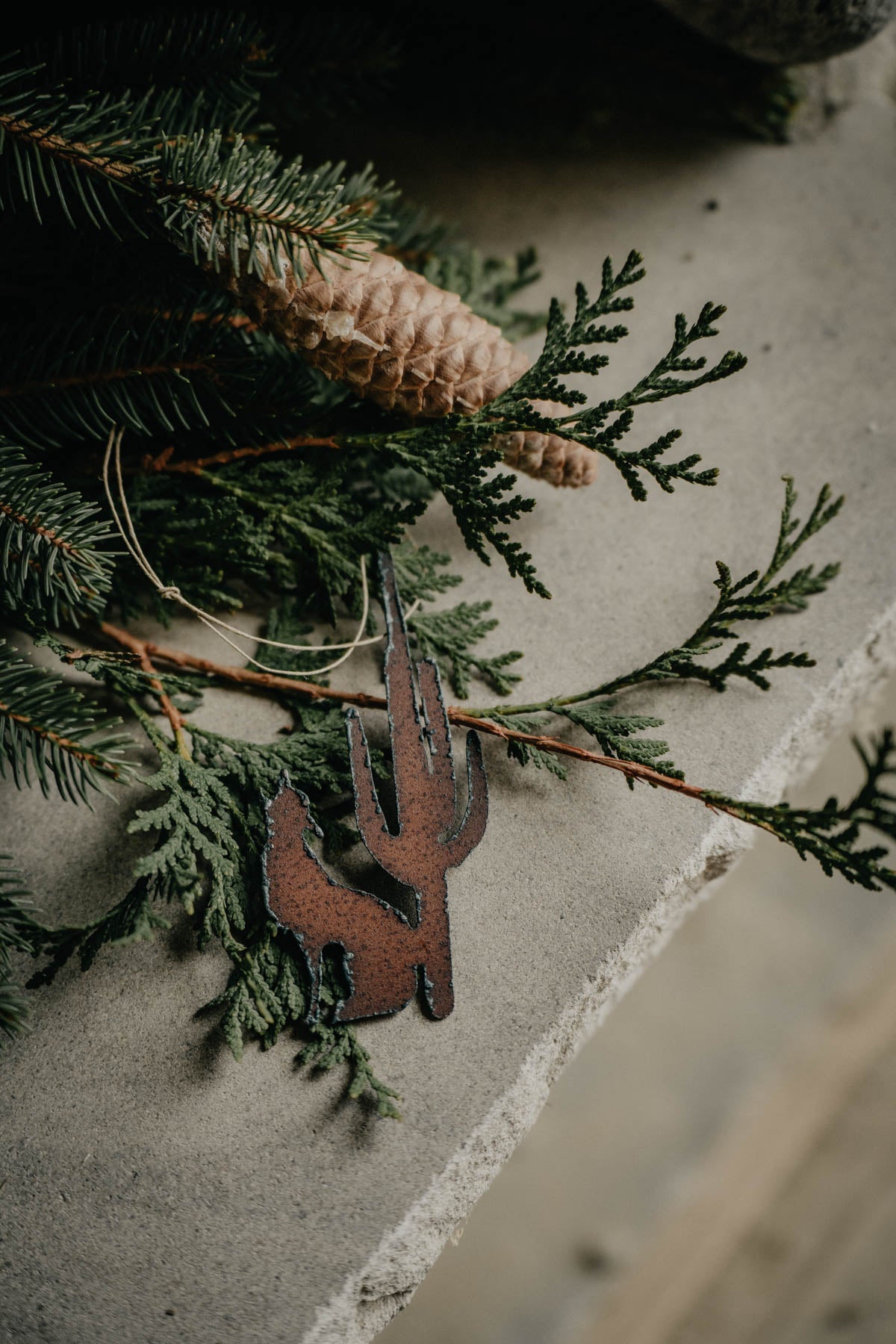 Iron Western And Farming Christmas Tree Ornaments (Various Shapes)