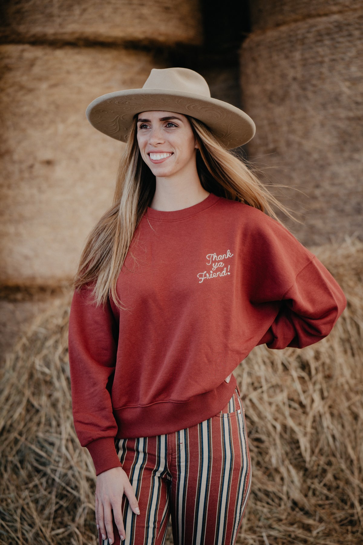 'Watermelon Moonshine' Wrangler x Lainey Crewneck (XS-XL)