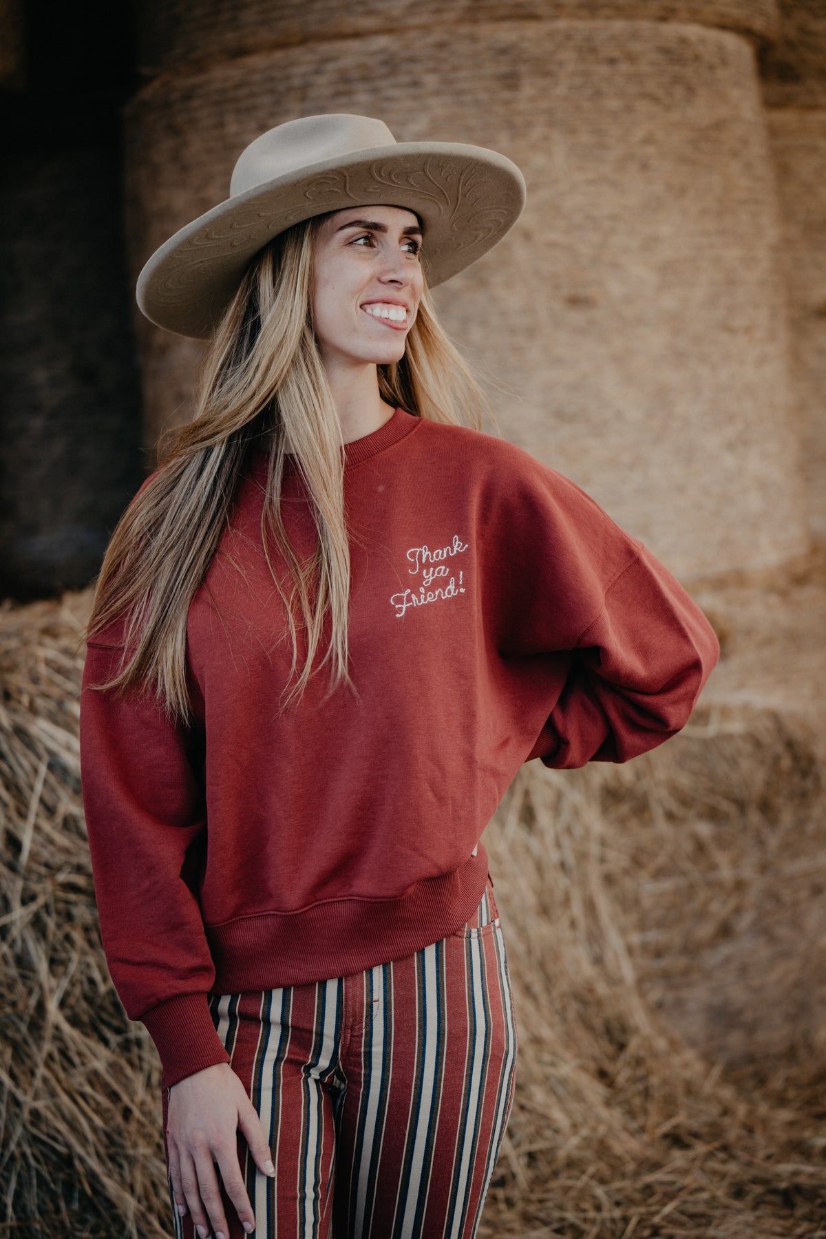 'Watermelon Moonshine' Wrangler x Lainey Crewneck (XS-XL)