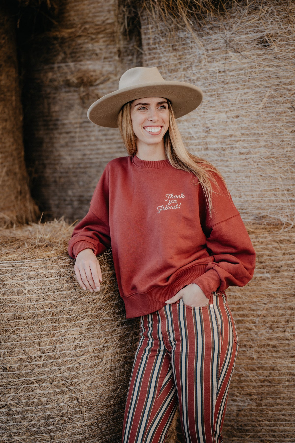 'Watermelon Moonshine' Wrangler x Lainey Crewneck (XS-XL)