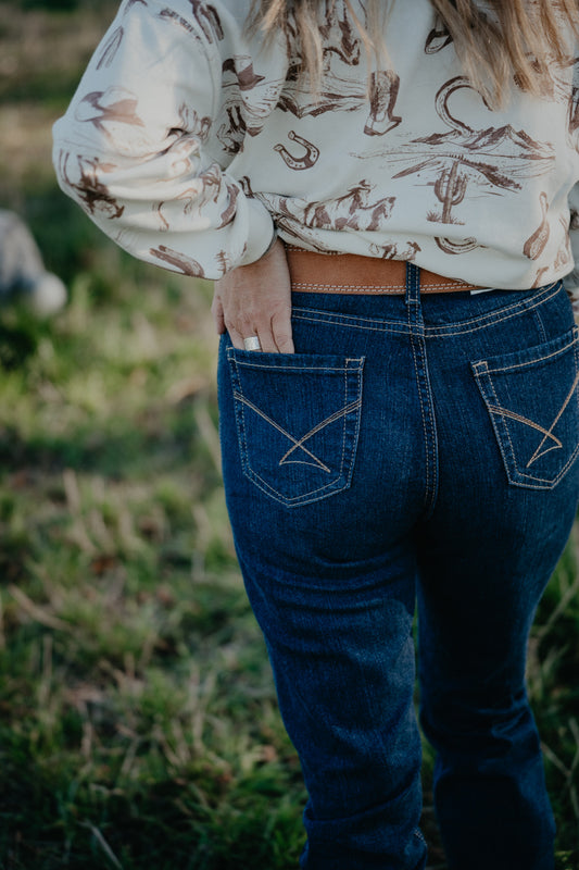 'Keri' Women's High Rise Slim Bootcut Jean by CINCH (24-34)