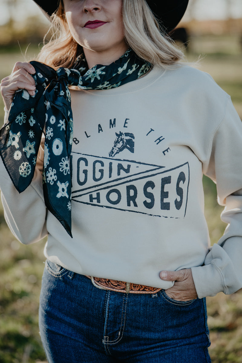 'Friggin Horses' Sand Crewneck (S-XXL)