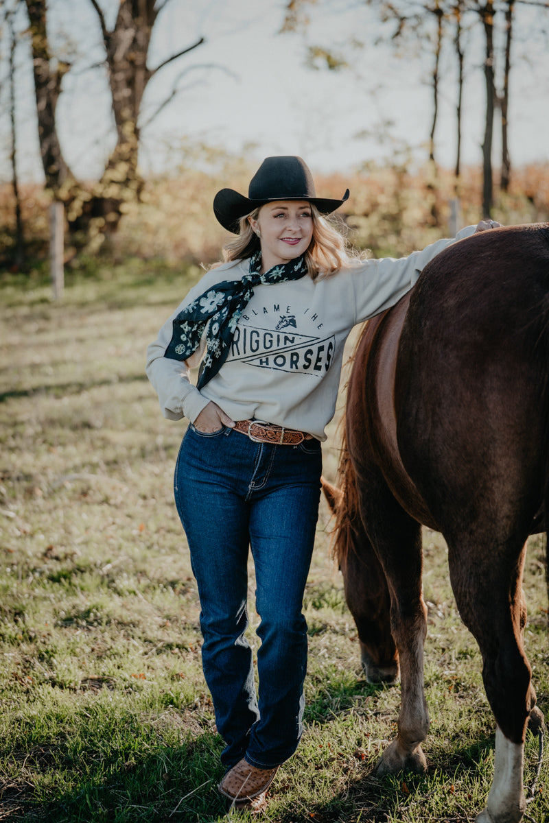 'Friggin Horses' Sand Crewneck (S-XXL)