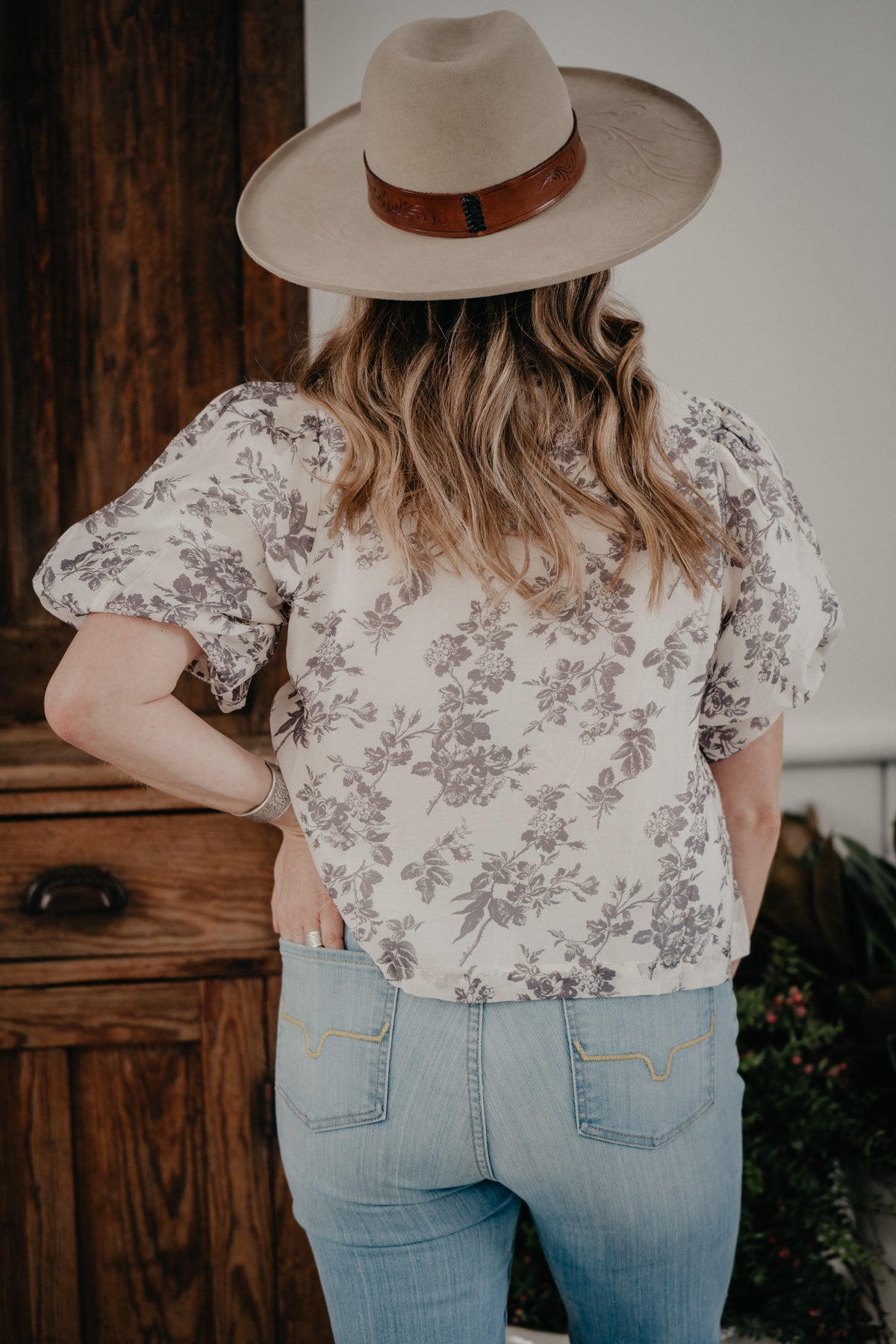 'Tottie' Tencel Blend Floral Camp Shirt (Sizes S-L)