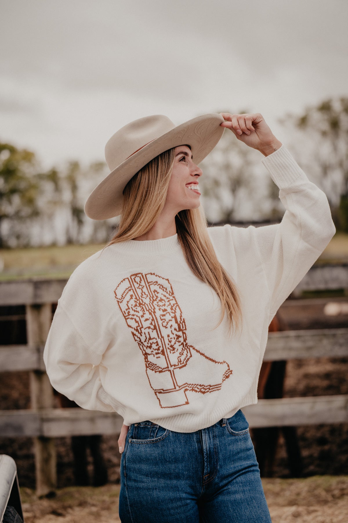 'Boot Scootin' Wrangler Boot Sweater (S-XXL)