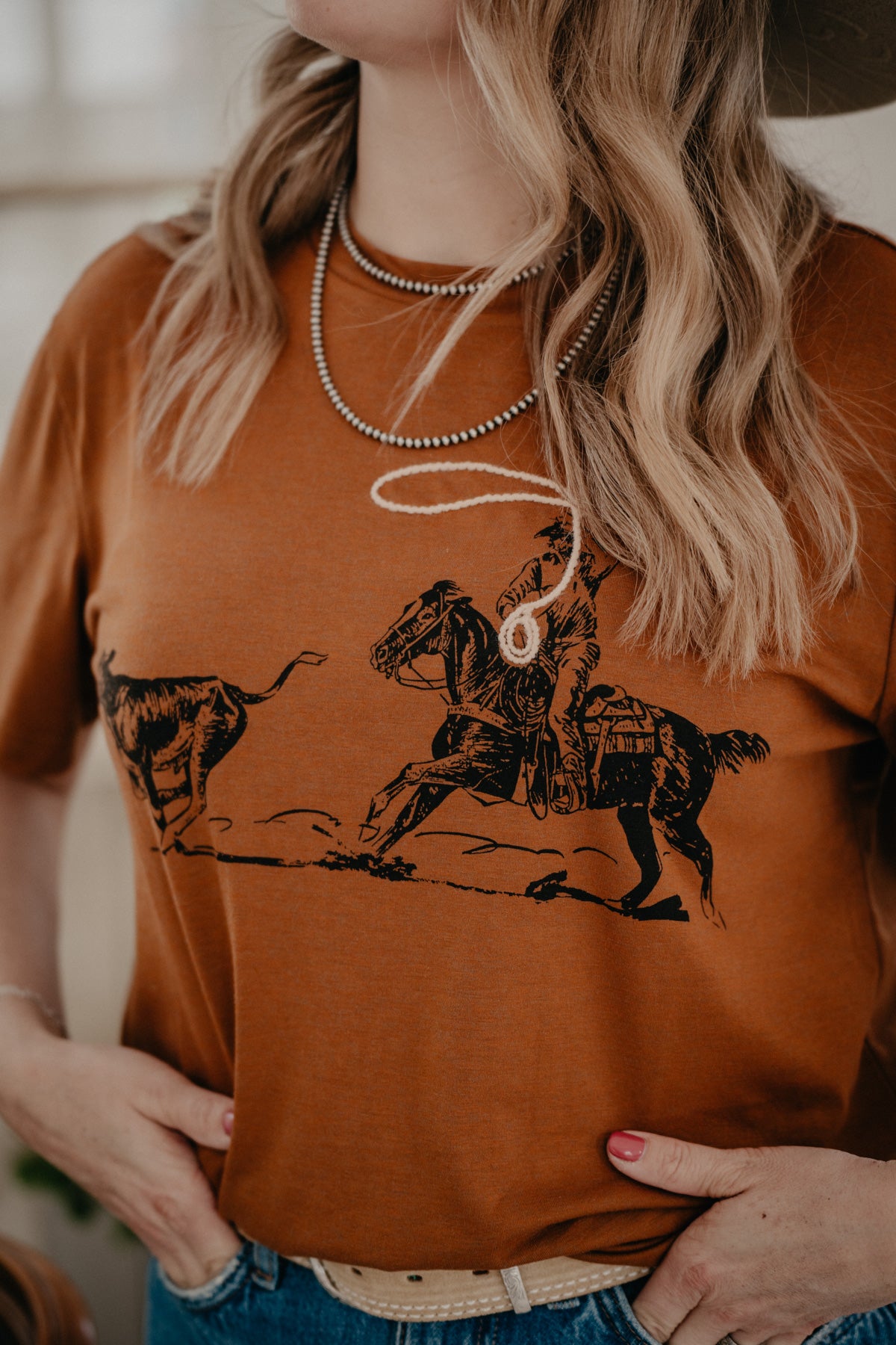 'Odessa' Graphic Tee Orange (XS-XXL)