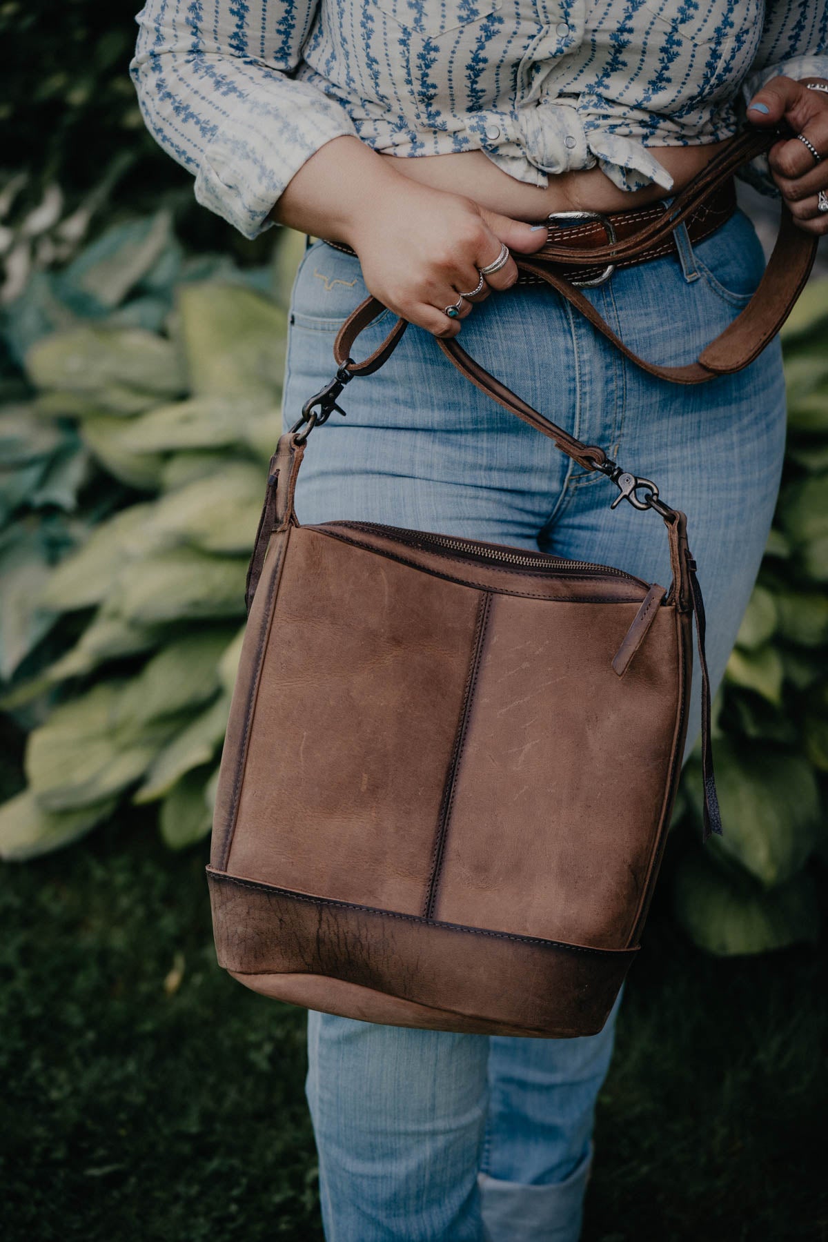 STS Cowhide 'Mail Bag'