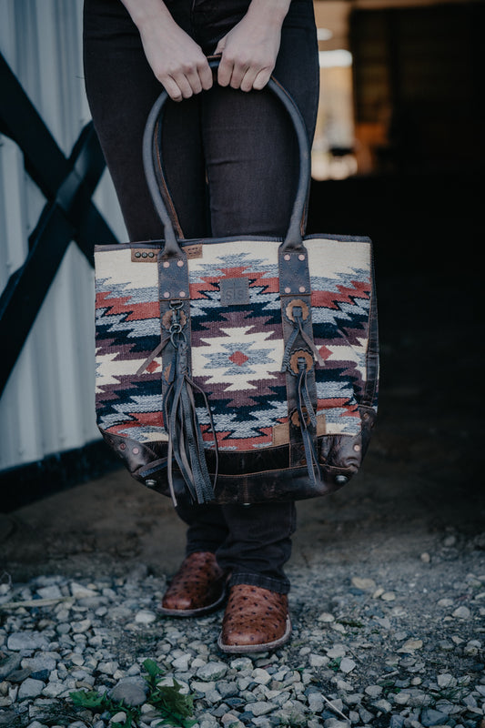 'Palomino' Guadalupe Serape Tote Bag by STS Ranchwear