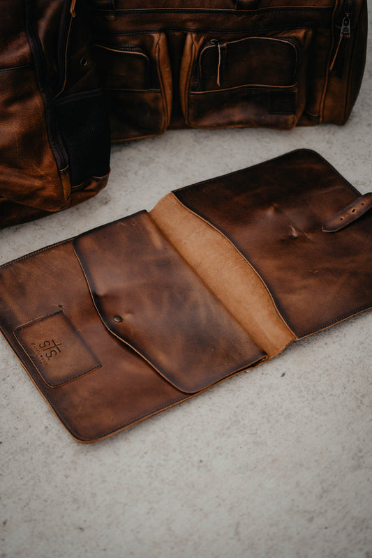 'Tuscan' Rancher Leather Document Folder by STS Ranchwear