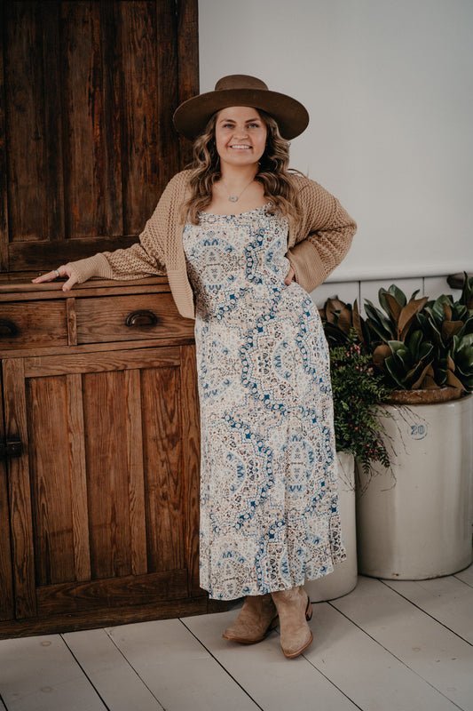 'Alexia' Wrangler Bandana Print Maxi Dress (S-XXL)