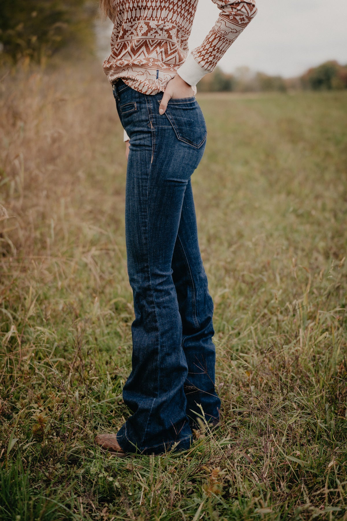 'Laura' High Rise Flare Jean by Ariat (24-34)