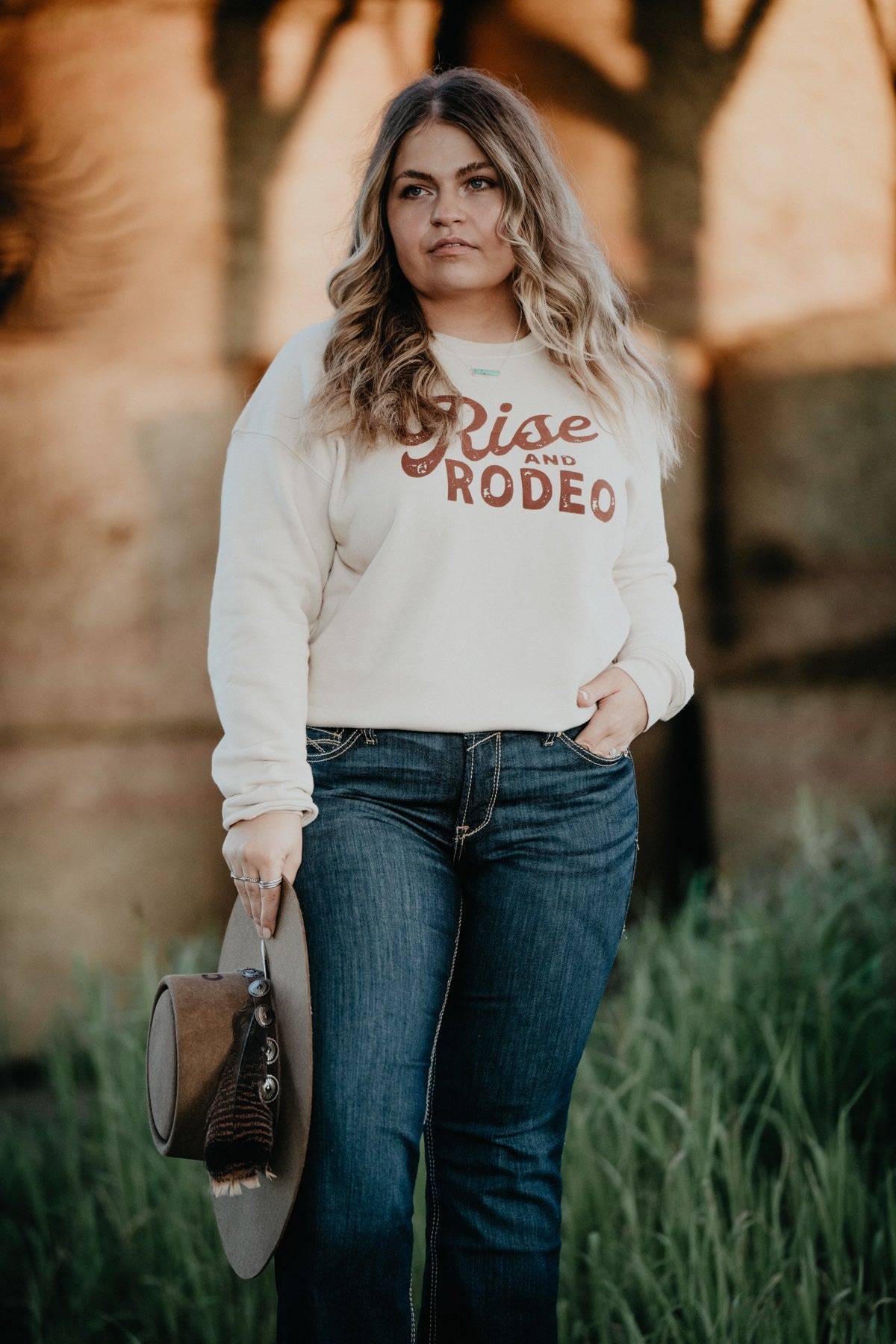'Rise and Rodeo' Graphic Sweatshirt (S-XL)