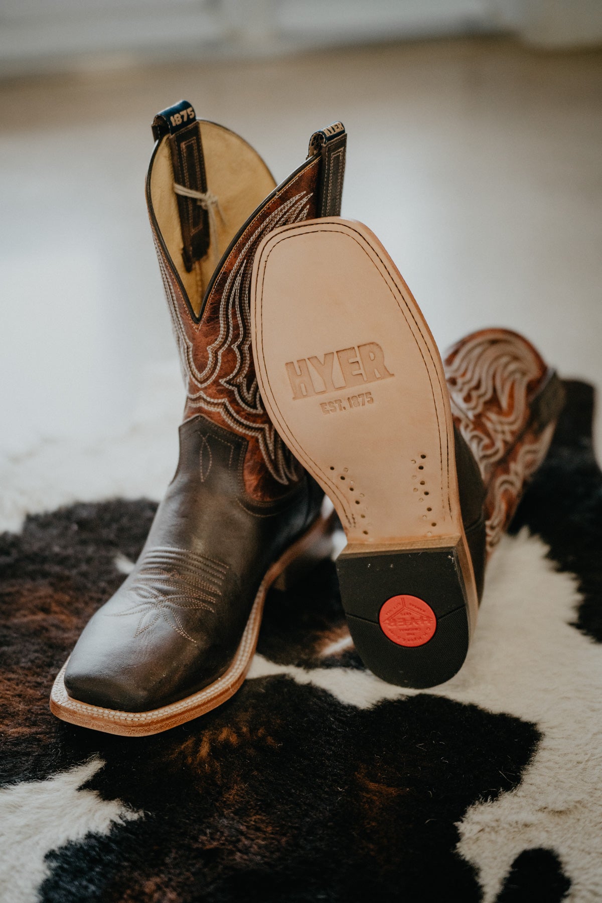 11" ‘Chase’ Brown Men's Hyer Cowboy Boot (Sizes 8.5-12/ D & EE Width)