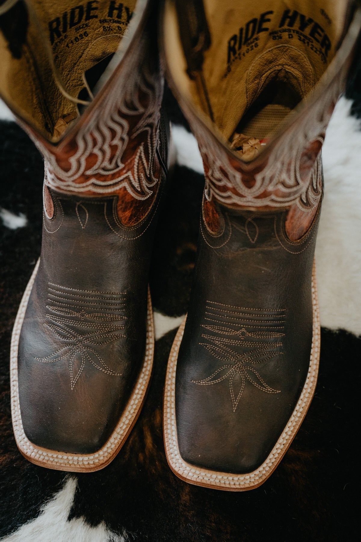 11" ‘Chase’ Brown Men's Hyer Cowboy Boot (Sizes 8.5-12/ D & EE Width)