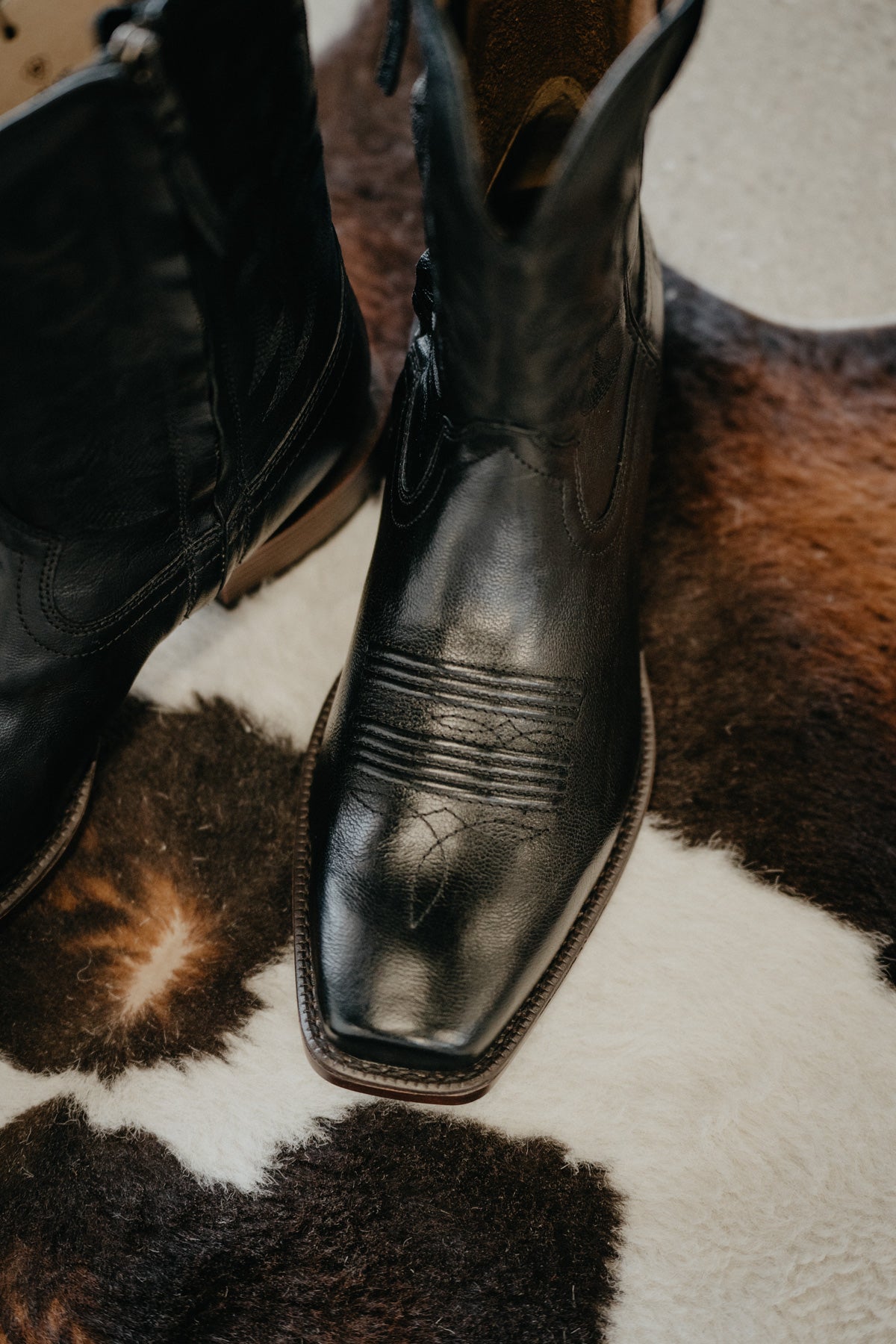 'Bodie' Black Men's Western Boot {Sizes 9-13 D & EE Widths}