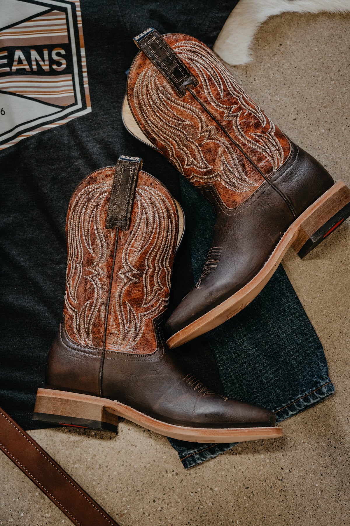 11" ‘Chase’ Brown Men's Hyer Cowboy Boot (Sizes 8.5-12/ D & EE Width)