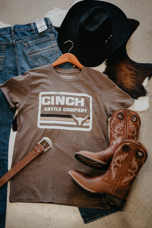 Men's Brown CINCH Graphic Tee (S-XXL)