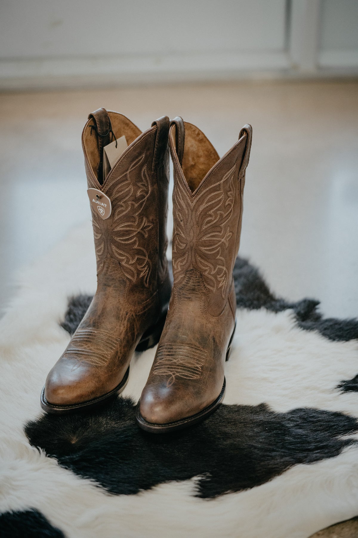 'Maverick' Men's Ariat Brown Cowboy Boot {Sizes 9-13/ D & EE Width}