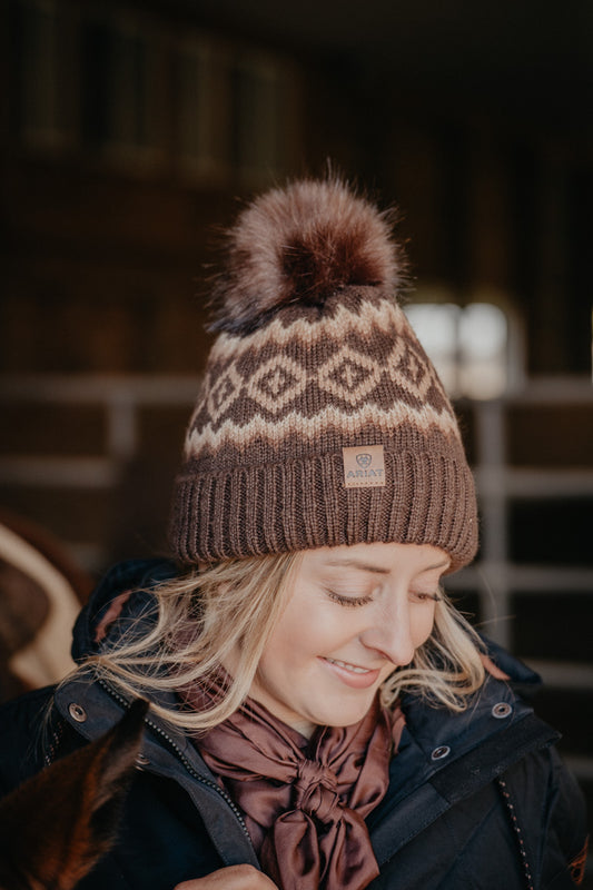 Women's Bristol Chocolate Brown Beanie (One Size)