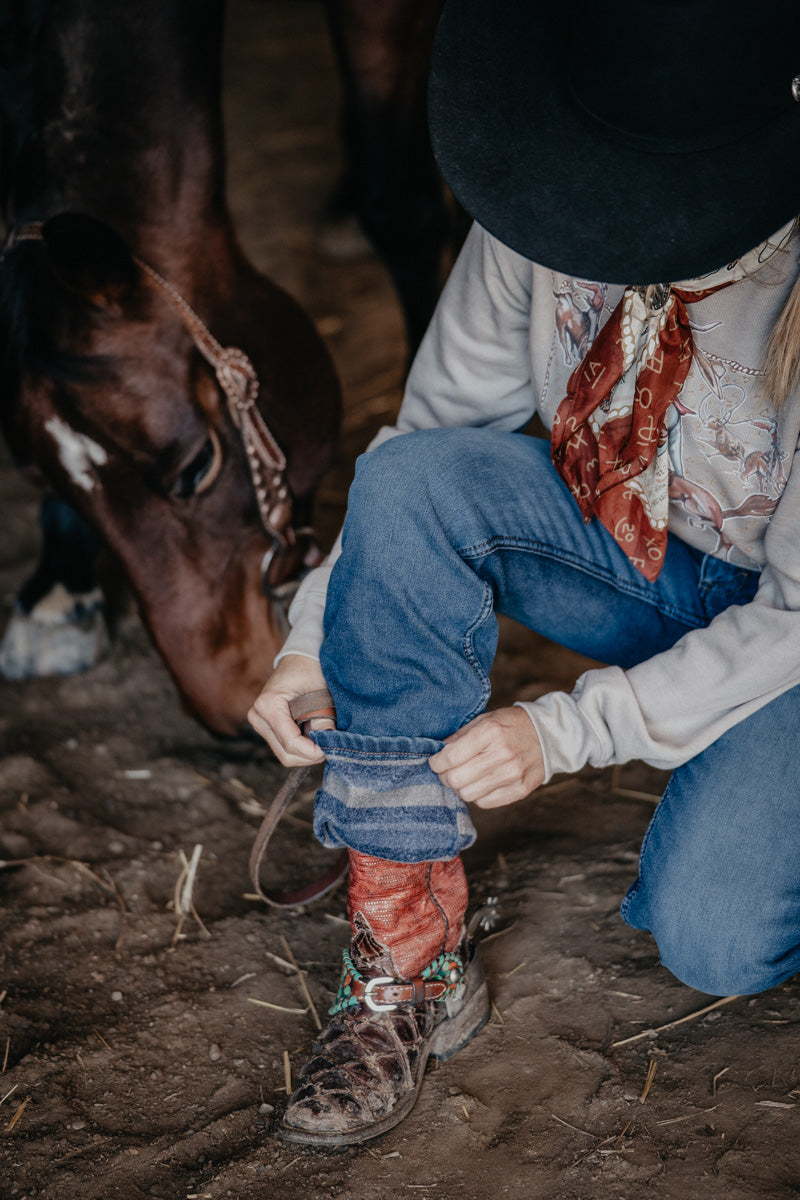 'Brynn' Mae Fleece Lined Mid Rise Bootcut (Size 24-35)