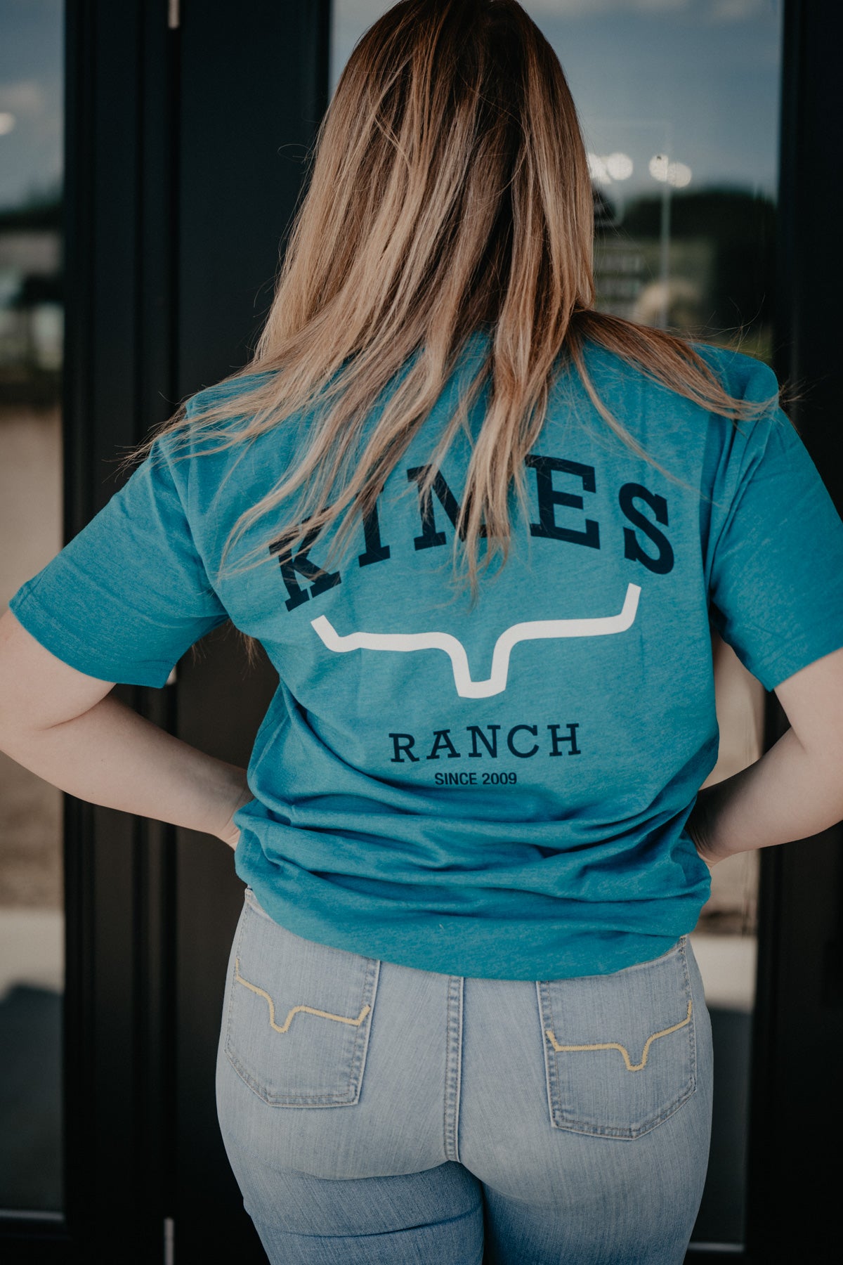 Unisex Kimes Ranch Blue Logo Graphic T (S - XXL)