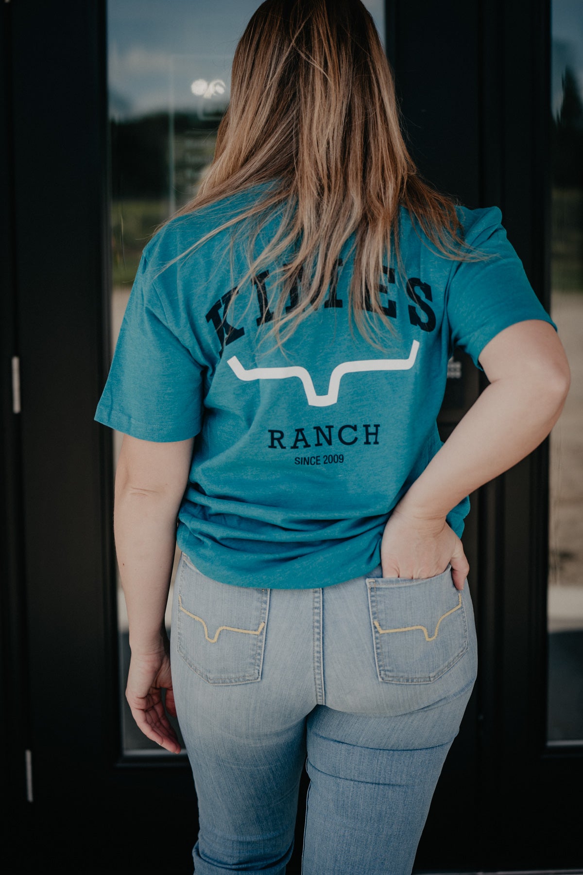 Unisex Kimes Ranch Blue Logo Graphic T (S - XXL)