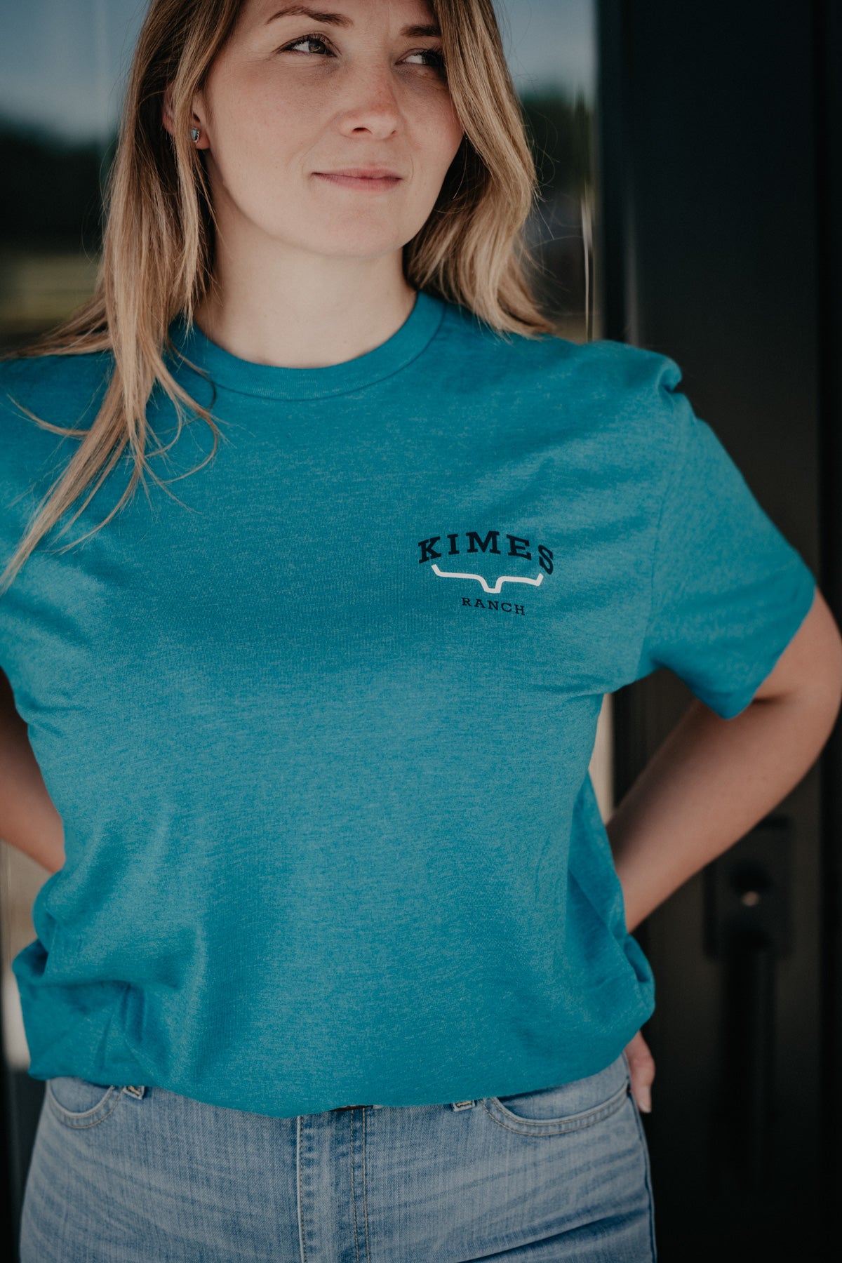 Unisex Kimes Ranch Blue Logo Graphic T (S - XXL)