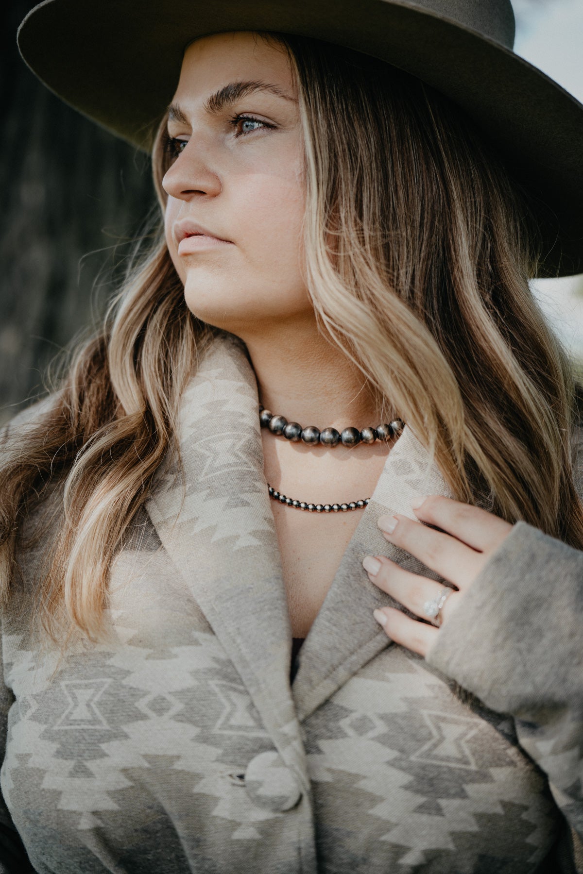 Navajo clearance pearl choker