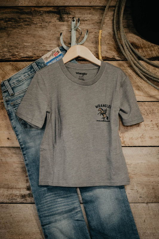Wrangler Boys Buckin’ Bronc Cowboy T-shirt (XXS-XL)
