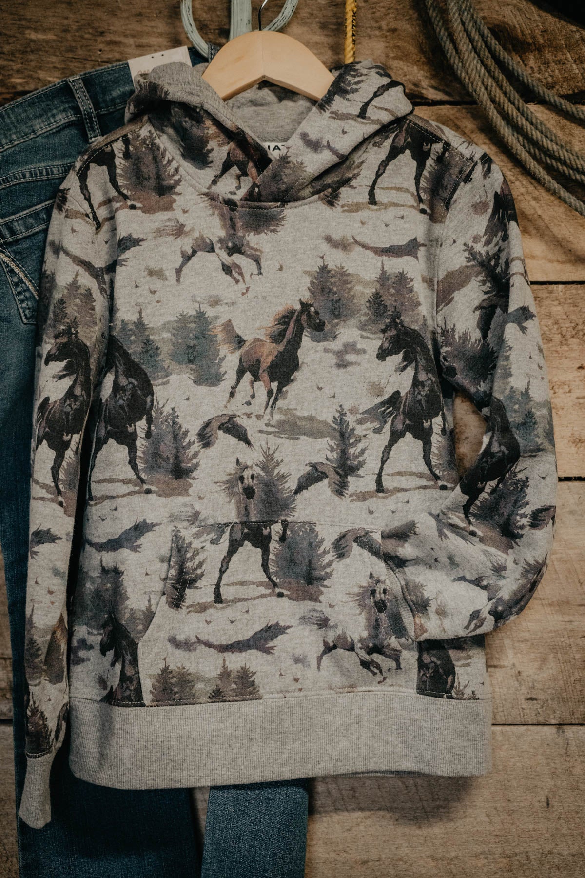 Horse hoodie hot sale